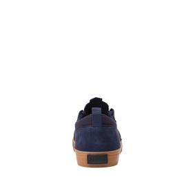 Supra Mens FLOW Low Top Shoes Navy/Gum | US-69455